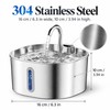 2.2L Smart Motion Sensor Cat Water Fountain – Stainless Steel