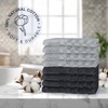 DecorRack 8 Pack 100% Cotton Wash Cloth, Luxurious Soft, 12