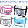 Olanmark 3 Pack TSA Approved Toiletry Bag - Quart Size