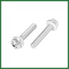Motoforti 10pcs Stainless Steel Exhaust Manifold Bolt Stud Hardware for