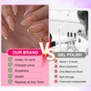 Ceboic Press on Nails Almond, Medium Long Nude Pink Nails