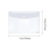 M&G 12 Pack Plastic Envelopes File Folders, Clear Folders for