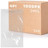 5 x 8 inches, 2Mil Clear Reclosable Zip Bags, case