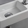 Small Bathroom Sink Wall Mounted Bathroom Sink Rectangle Ceramic Wash