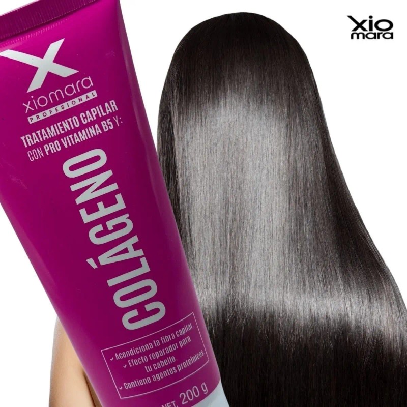 Tratamiento Colageno Cabello Extra Dañado Seco 200 Grs