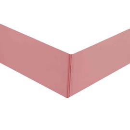 (King Size, Rose) - Super Soft Solid Brushed Microfiber 36cm Pleated Bed Skirt/ Dust Ruffle - by Sheets & Beyond (King Size, Rose)