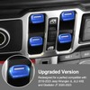 DIAMOOKY 4PCS Upgraded Window Switch Button Cover Compatible with Jeep