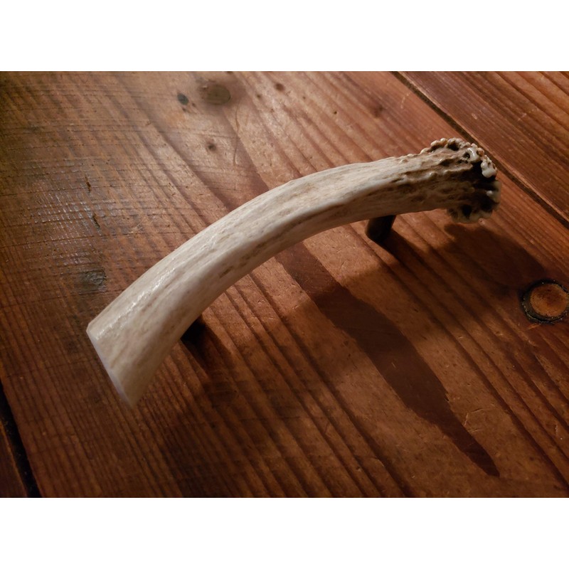 Real Deer Antler Crown and Beam Handle Drawer Pull Cabinet