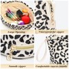 Travel Makeup Bag, #1 Leopard Print