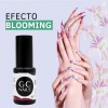 Gel Blooming, Esmalte Uvled Para Efecto En Uñas Gc Nails