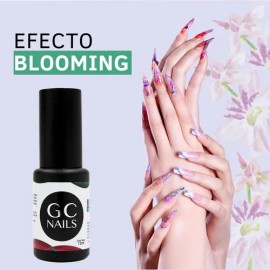 Gel Blooming, Esmalte Uvled Para Efecto En Uñas Gc Nails Color Blooming                                                                               