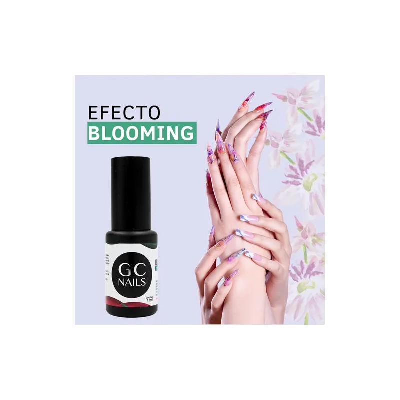Gel Blooming, Esmalte Uvled Para Efecto En Uñas Gc Nails