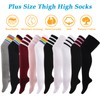 Ancrina Plus Size Thigh High Socks for Women Thick Thighs