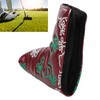 Golf Putter Headcover Embroidery Putters PU Protective Head Cover Magnetic