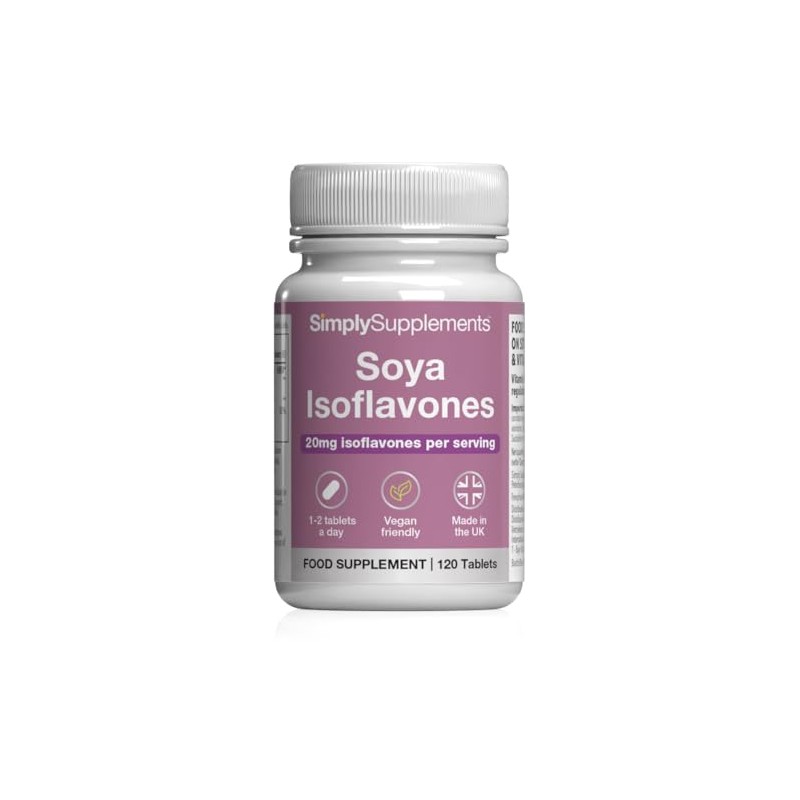 SOYA Isoflavones | Supports Hormonal Balance with Vitamin B6 |