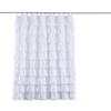 YYW Shower Curtain White Shower Curtains with Curtain Hooks Waterproof