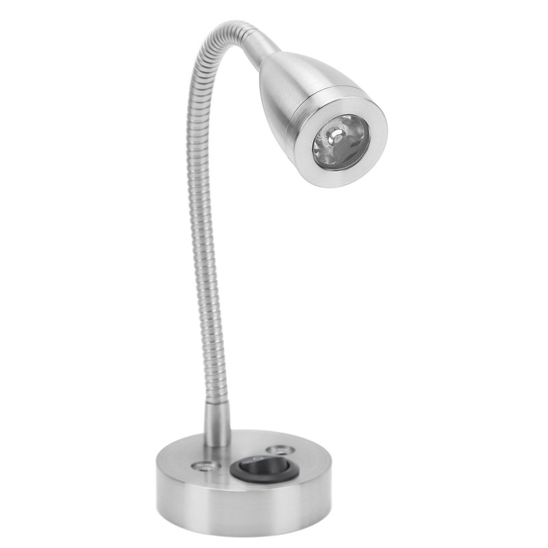 RV LED Bedside Light 360 Degree Swivel Flexible Goosneck Light