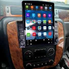 9.7inch Car Radio for Chevy Chevrolet Silverado GMC Sierra 2007 2008 2009 2010 2011 2012 2013 with Wireless Carplay Android Auto IPS Bluetooth Touchscreen Stereo GPS WiFi [2+32G]