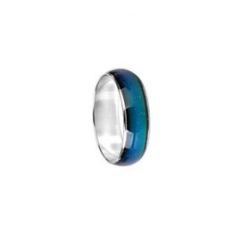 PACKOVE Finger Mood Ring Rings Mood Ring Unisex Finger Ring 15.6mm Finger Ring Color Changing Ring Men and Women Jewelry Sensing Temperature Rings Stainless Steel (Diameter 15.6 MM)