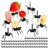 72Pcs Ant Toothpicks, Plastic Ants, Count Fake Ants for Picnic