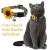 Impoosy 2 Pack Sunflower Cat Collars Breakaway Kitten Adjustable Safety
