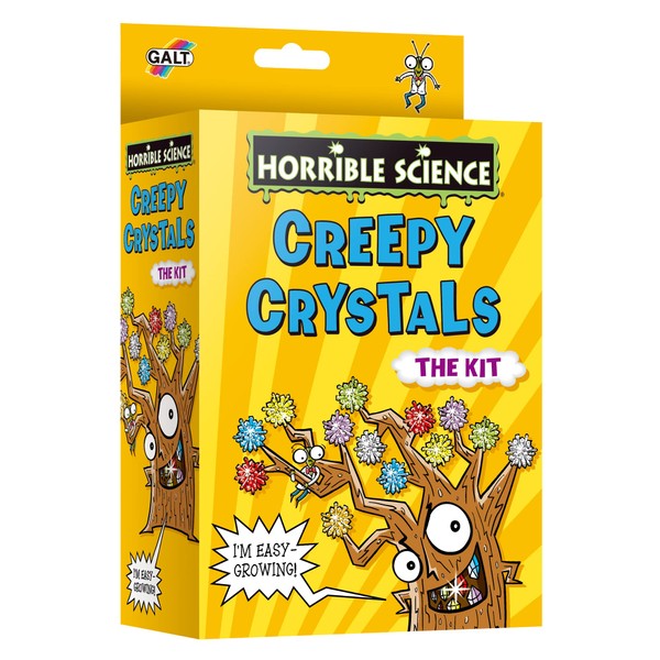 Galt Toys, Horrible Science - Creepy Crystals, Science Kit for Kids, Ages 8 Years Plus