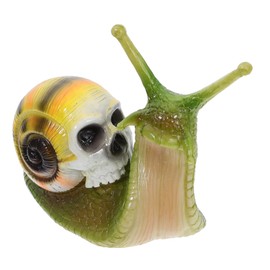 SUPVOX Miniature Resin Snail Statue Adorable Garden Decor Snail Sculpture for Courtyard Sturdy Resin Material for Boys and Girls