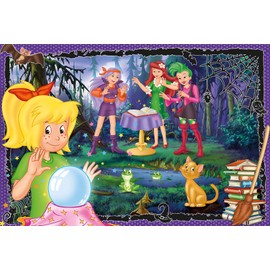 Schmidt Spiele 56398 Bibi Blocksberg/Bibi & Tina, Fully Hexured, 60 Pieces, Children's Puzzle, Multi-Coloured