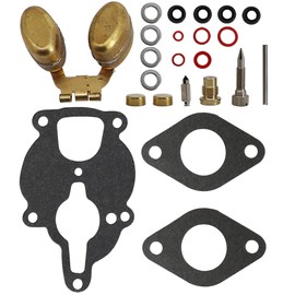 Tektall LQ39 Carburetor Rebuild Repair Kit with Float Replaces for Zenith Wisconsin Engine VH4D VHD TJD THD AHH