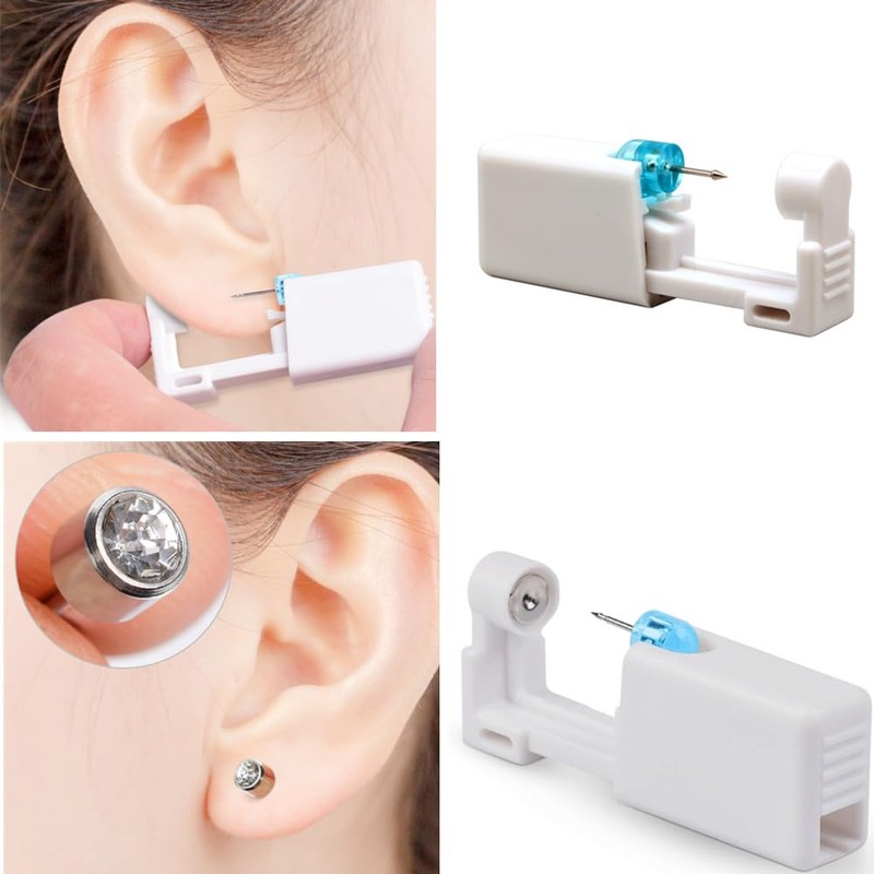 Ear Piercing Gun Kit, Safety Ear Piercing Kit 10 Pack,