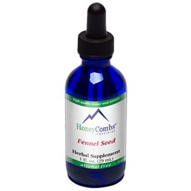 HoneyCombs Fennel Seed Extract – Fennel Seed Herbal Supplement for Digestion, Spleen Health and Liver and Kidney Support – Alcohol-Free, Cold Pressed Fennel Extract Liquid, 1 Fl Oz
