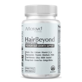 HairBeyond Advanced Hair Growth Formula Improves Follicle & Scalp Strength for Stronger Growth, Hair Loss Protection, Vitamin A, C, E, B Complex Saw Palmetto Silica Zinc Calcium Niacin Thiamin Biotin