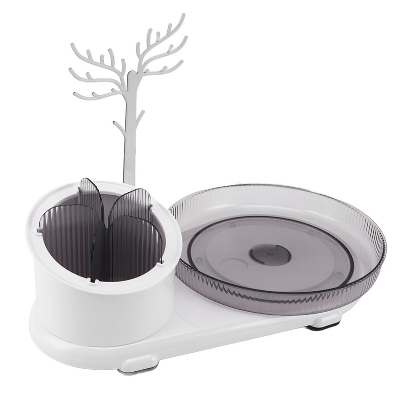 Makeup Organizer 360 Degree Rotating Makeup Brush Organizer Jewelry Display
