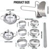 Dumpling Maker, Dumpling Cutter, Dumpling Shaper Set, Stainless Steel Ravioli