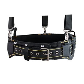 MELOTOUGH Padded Tool Belt with handle strap Construction Work Belt with D ring to hook with Tool Belt Suspenders(Tool Belt Suspenders not Included