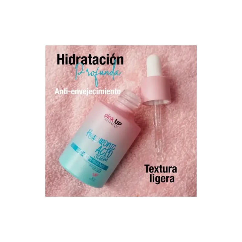 Kit Skincare Pink Up 3pz Hialurónico + Colágeno + Retinol