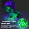 Pack of 40 Children's Glass Marbles, Glow in the Dark,