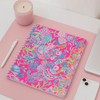 Lilly Pulitzer Large Pink Hardcover Spiral Notebook, 11" x 9.5"
