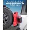 JOYTUTUS Gas Can Mount Bracket Step Foot Pedal Compatible with