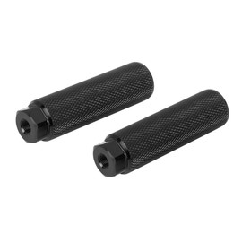 ACROPIX 2pcs Axle Rear Foot Pegs Foot Rest Aluminum Alloy Cylinder for BMX MTB Bike Bicycle 9.5mm Black