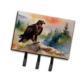 Caroline's Treasures Eagle Leash or Key Holder Wall Hooks, Key Hooks Holder, Coat Rack Wall Mount, Coat Hooks, Hooks for Hanging Keys, Towels, Aprons, Leashes