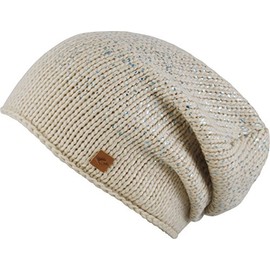 CHILLOUTS Aileen Women's Winter Beanie Hat, Beige Blue Metallic