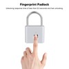 Fingerprint Padlock High Security Fast Unlocking Waterproof Long Lasting Smart