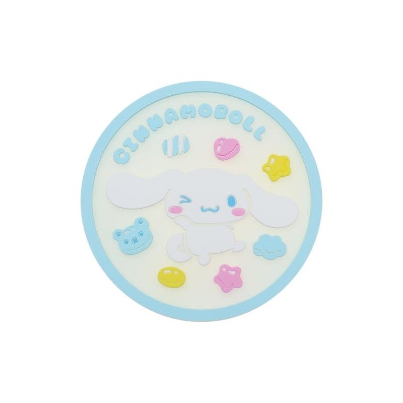 Cinnamoroll [Tableware] Clear Rubber Coaster Sanrio