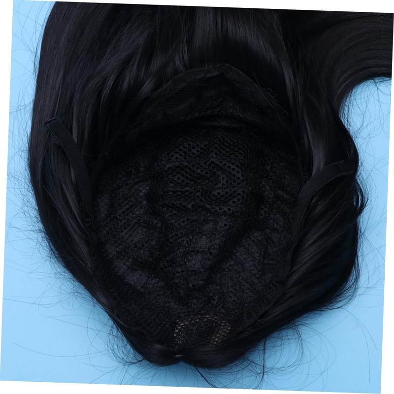 Baluue Straight Synthetic Wig for Women Black Hairpiece Comfortable Fashion