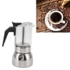 Glass Moka Pot Stainless Steel Heat Resistant Portable Classic Italian
