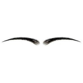 Savarnas Mantra Natural Womens Eyebrow wig - Dark soft angle