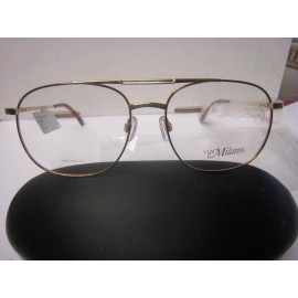 Via Milano EYEGLASS FRAMES Style TREMONT TOR  Sz. 58-17-145-48V  W/Generic case