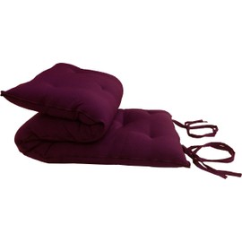 Burgundy Full Size Traditional Japanese Floor Futon Mattresses, Foldable Cushion Mats, Yoga, Meditaion 54" Wide X 80" Long