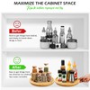 Mumufy 6 Pcs Lazy Susan Organizer Lazy Susan Turntable Organizer